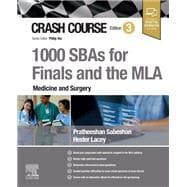 Crash Course: 1000 SBAs for Finals and the Medical Licensing Assessment (MLA) - E-BOOK