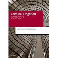 Criminal Litigation 2018-2019