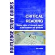 Critical Reading: Making Sense of Research Papers in Life Sciences and Medicine