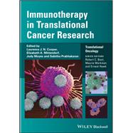 Immunotherapy in Translational Cancer Research
