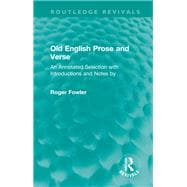 Old English Prose and Verse