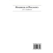 Handbook of Pragmatics