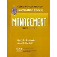 CPS Examination Review for Management