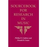 Sourcebook for Research in Music