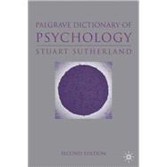 The Macmillan Dictionary of Psychology