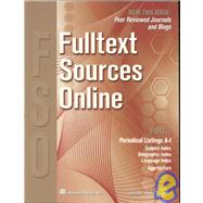 Fulltext Sources Online