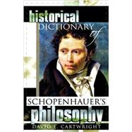 Historical Dictionary Of Schopenhauer's Philosophy