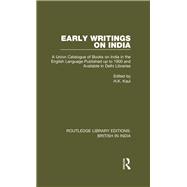 Early Writings on India
