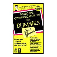 Netscape Communicator 4.5 for Dummies Quick Reference