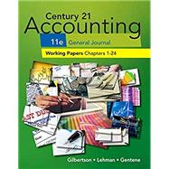 Print Working Papers, Chapters 1-24 for Century 21 Accounting General Journal, 11th Edition