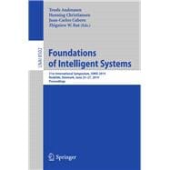 Foundations of Intelligent Systems