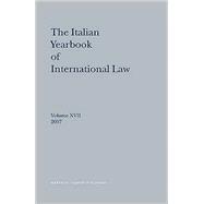 The Italian Yearbook of International Law, 2007