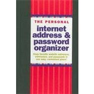 The Personal Internet Address & Password Logbook