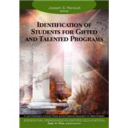 Identification of Students for Gifted and Talented Programs