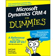 Microsoft Dynamics CRM 4 For Dummies