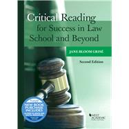 Critical Reading for Success in Law School and Beyond (with video)(Career Guides)