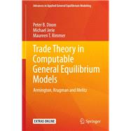 Trade Theory in Computable General Equilibrium Models