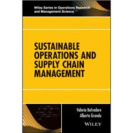 Sustainable Operations and Supply Chain Management