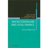 Macro federalism And Local Finances