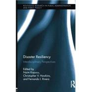 Disaster Resiliency: Interdisciplinary Perspectives