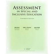 Bundle: Assessment: In Special and Inclusive Education, Loose-Leaf Version, 13th + LMS Integrated MindTap Education, 1 term (6 months) Printed Access Card