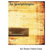 Zur Sprachphilosophie Zur Sprachphilosophie Zur Sprachphilosophie