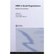 Hrd in Small Organisations: Research and Practice
