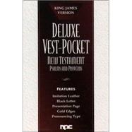 Deluxe Vest-Pocket New Testament with Psalms and Proverbs;  King James Version