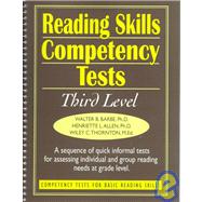 Reading Skills Competency Tests: Competency Tests for Basic Reading Skills, Third Level