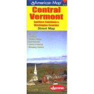American Map Central Vermont: Southern Caledonia & Washington Counties: Street Map