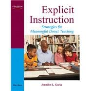 Explicit Instruction Strategies for Meaningful Direct Teaching