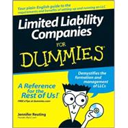 Limited Liability Companies For Dummies<sup>®</sup>
