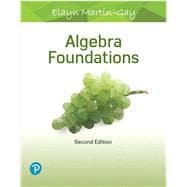 Algebra Foundations: Prealgebra, Introductory Algebra & Intermediate Algebra PLUS MyLab Math with Pearson eText -- Access Card Package, 2/e