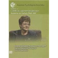 Cognitive–behavioral Therapy for Late-life Depression