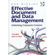 Effective Document and Data Management: Unlocking Corporate Content