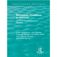 Behaviour Problems in Schools (1983): An Evaluation of Support Centres