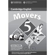 Cambridge Young Learners English Tests Movers 5 Answer Booklet: Examination Papers from the University of Cambridge ESOL Examinations