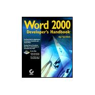 Word 2000 Developer's Handbook