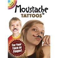 Moustache Tattoos For Your Face or Finger!
