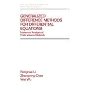 Generalized Difference Methods for Differential Equations: Numerical Analysis of Finite Volume Methods