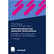 Internationalisierung Deutscher Unternehmen,9783834923301