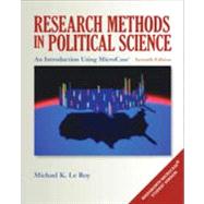Research Methods in Political Science: An Introduction Using MicroCase® ExplorIt, 7th Edition