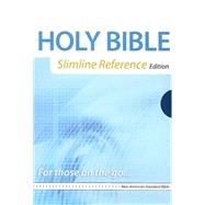 Holy Bible: New American Standard Bible, Updated, Royal Blue, Slimline Reference, Bonded Leather