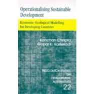 Operationalising Sustainable Development Vol. 22 : Economic-Ecological Modelling for Developing Countries
