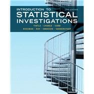 Introduction to Statistical Investigations, Second Edition WileyPLUS Multi-term
