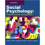 Social Psychology: Theories, Research, and Applications