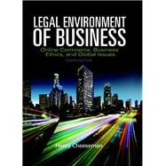Legal Environment of Business  Online Commerce, Ethics, and Global Issues