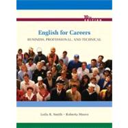 English for Careers : Business, Professional, and Technical