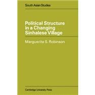 Political Structure in a Changing Sinhalese Village