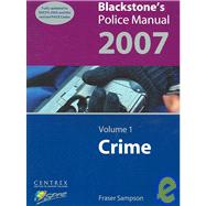Blackstone's Police Manuals 2007  Four-volume Set